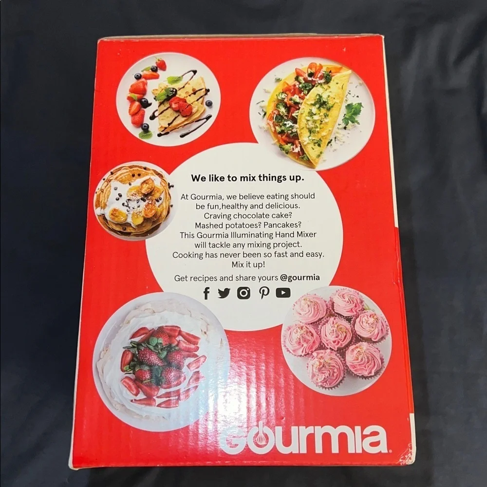 Gourmia Illuminating Hand Mixer